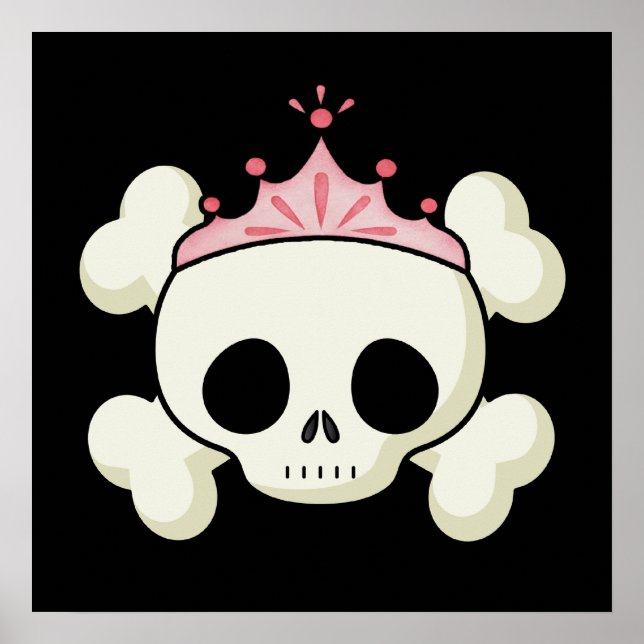 Princess Skull Poster (Vorne)