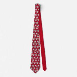 Princess Skull Red Krawatte