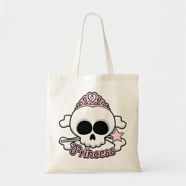 Princess Skull Tragetasche (Vorne)