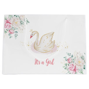 Princess Swan Baby Shower Große Geschenktüte