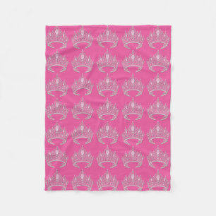 Princess Tiara Fleece Blanket