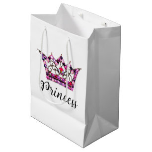 "Princess" Tiara Mittlere Geschenktasche Geschenktüte
