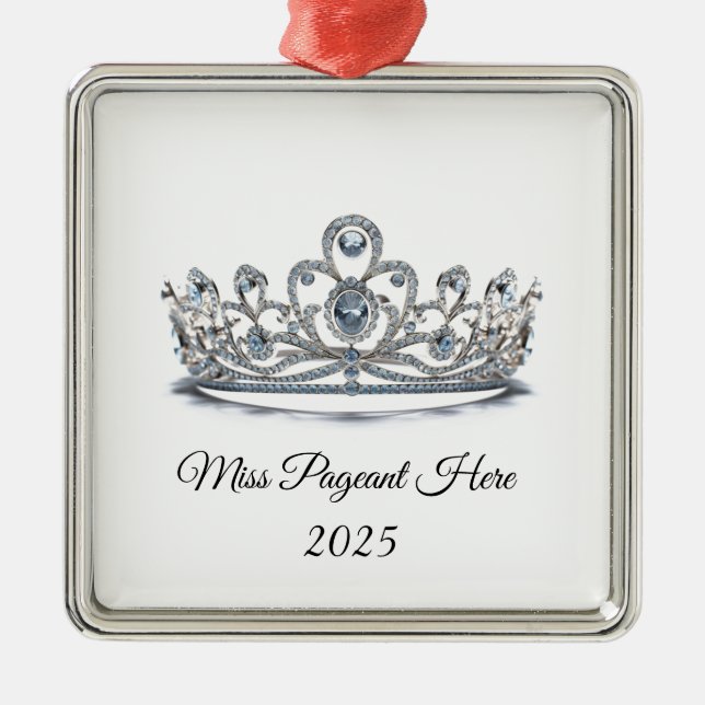 Princess Tiara Ornament Aus Metall (Vorne)