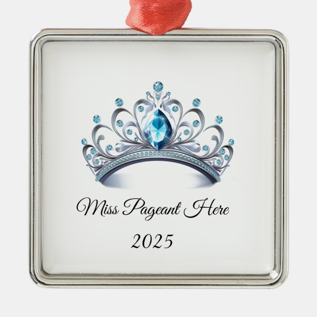 Princess Tiara Ornament Aus Metall (Vorne)