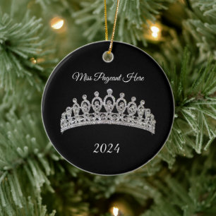 Princess Tiara Weihnachtsdekoration Keramik Ornament