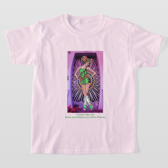 Princess Tiger Lily Brave & Adventurous  T-Shirt (Ablage )