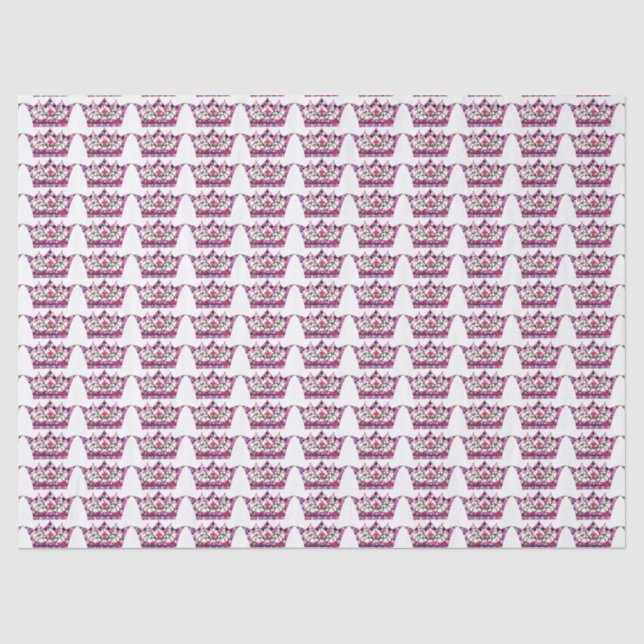 Princess Tissue Paper "Tiara" Seidenpapier (Vorderseite)