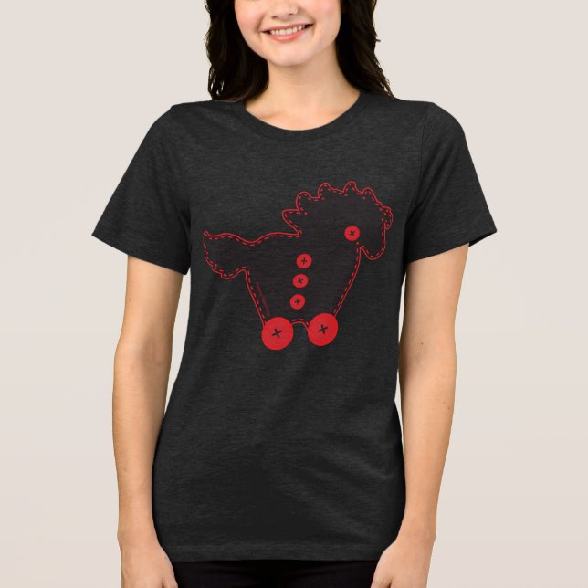 Princess Trojan Horse Tri-Blend Shirt (Vorderseite)