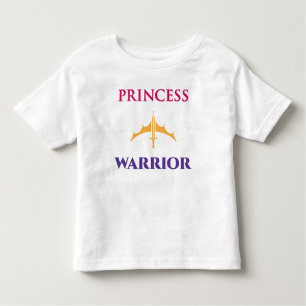 Princess Warrior Kleinkind Girls Light Shirt