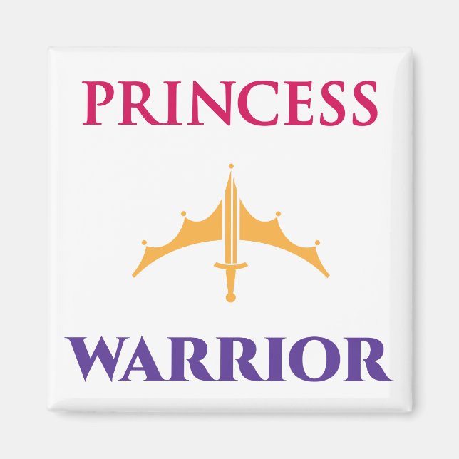 Princess Warrior Magnet (Vorne)