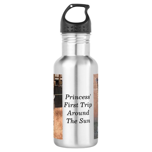 Princess-Wasserflasche Edelstahlflasche (Vorderseite)