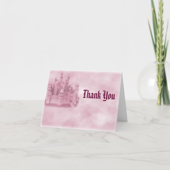 Princess Wedding danke Karte, notecard (Vorderseite)