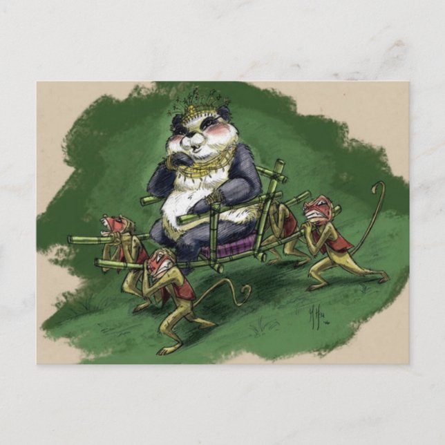 Princess Yuan Yuan Postkarte (Vorderseite)