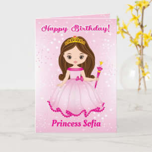 Princesse Bonne Carte d'anniversaire   Ajouter un 