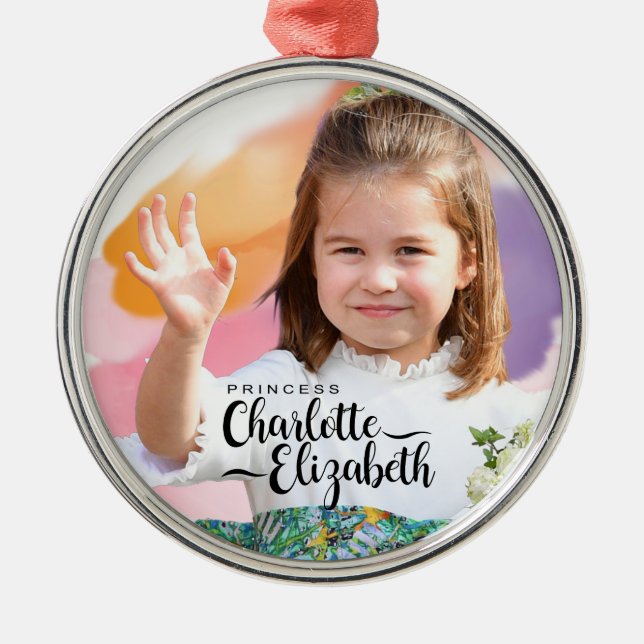 Princesse Charlotte Elizabeth 7e ornement métalliq (Devant)