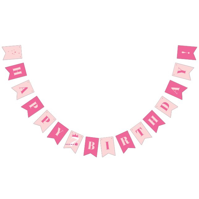 Princesse couronne enfants heureux bannière d'anni (Tout)