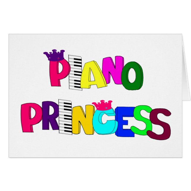 Princesse de piano (Devant Horizontal)