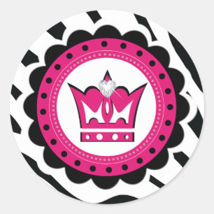 Princesse décorative Birthday Stickers