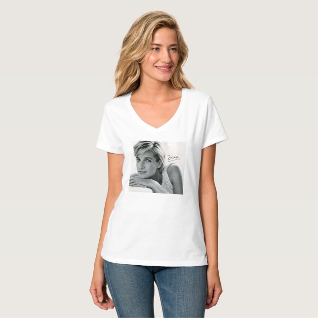 Princesse Diana Classy Signature T-Shirt (Devant entier)