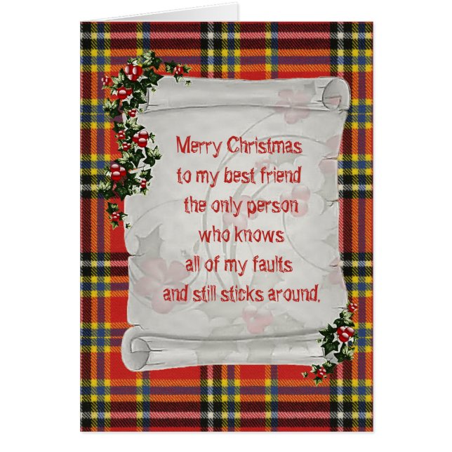 Princesse Elizabeth Tartan Meilleur ami Noël (Devant)