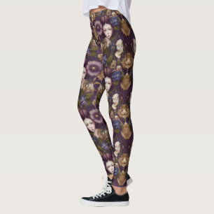 Princesse en colère dans les Leggings du Jardin Fl