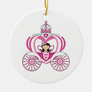 Princesse en ornement royal de chariot