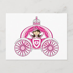 Princesse en Royal Carriage Carte postale