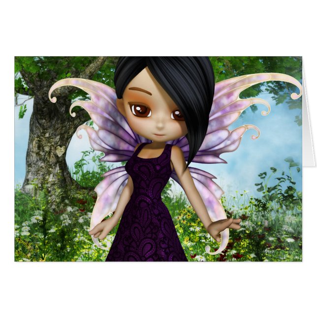 Princesse féerique Card de Lil (Devant horizontal)