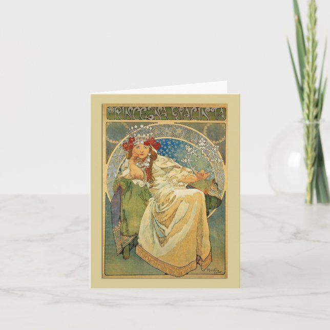 Princesse Hyacinth Note de Nouveau d'art ou carte (Devant)