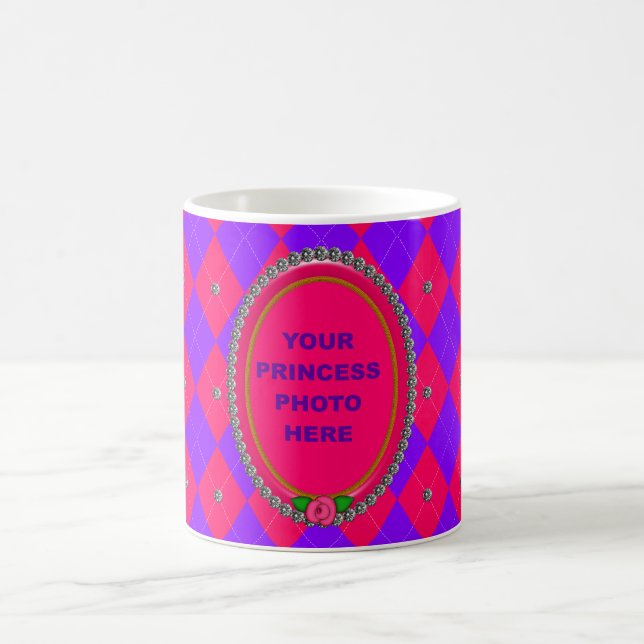 Princesse Jacquard Photo Mug (Centre)