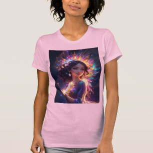 Princesse magique en T-shirt Tiara Couleur Choix