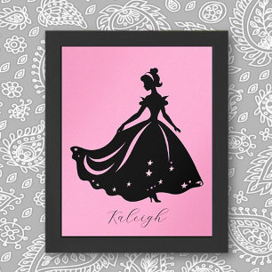 Princesse Magique Sillouette Impression personnali