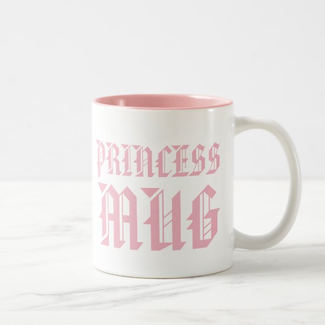Princesse mug | Fun Humour Slogan Girl Kids Mug (Droit)