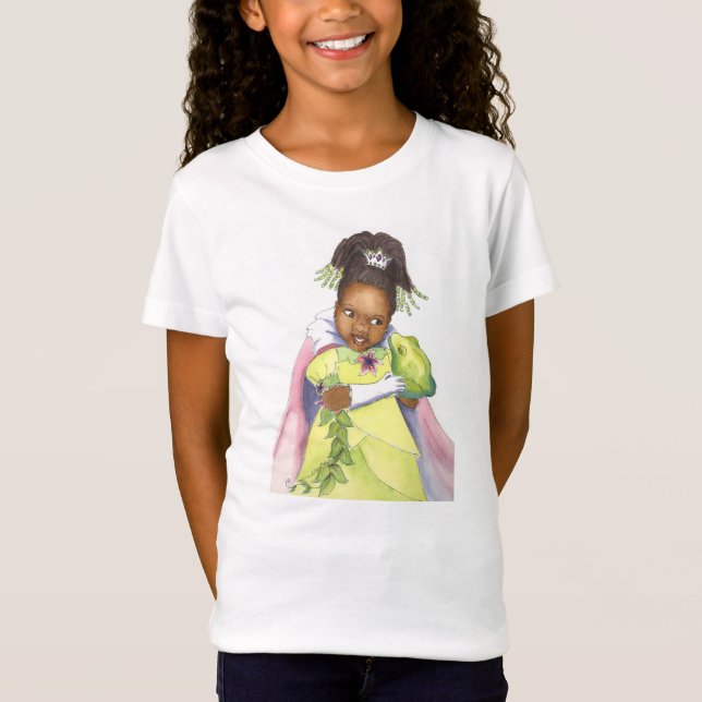 Princesse noire et le T-shirt de filles de (Devant)