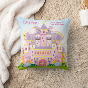 Princesse ! Oreiller à lancer de château personnal