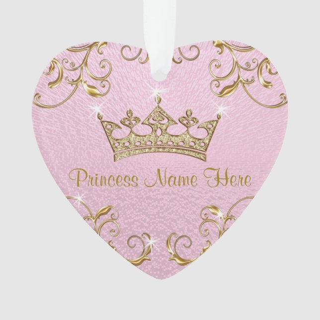 Princesse personnalisée Ornaments Double Sided (devant)