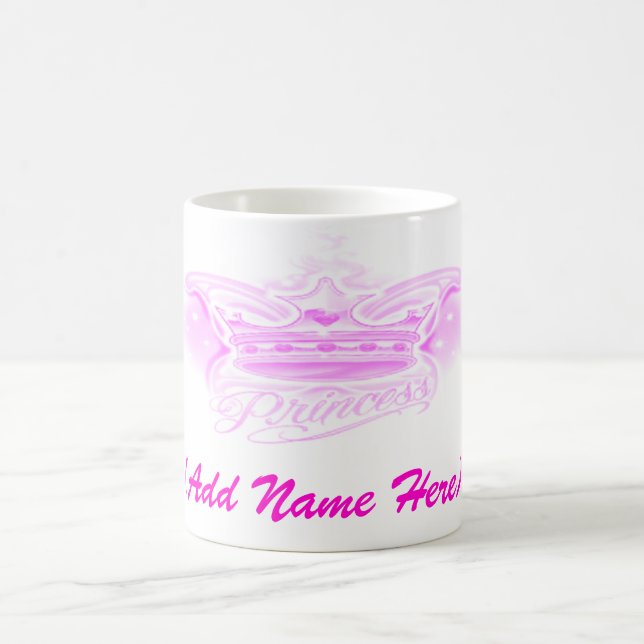 Princesse rose personnalisée - tasse (Centre)
