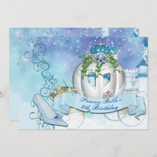 Princesse royale Cendrillon Invitations