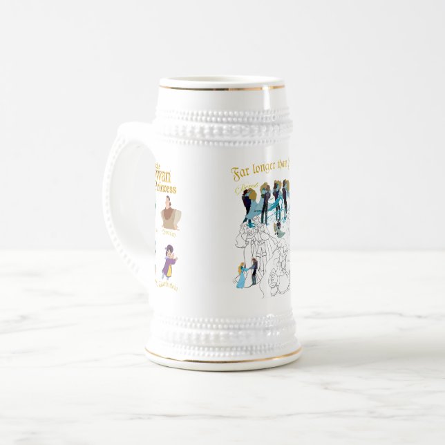 Princesse tasse royale de cygne basée sur des (Devant gauche)