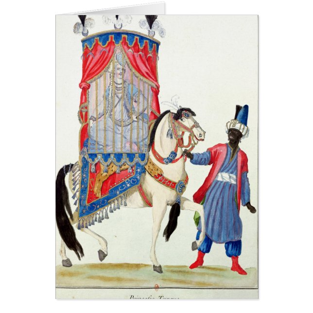 Princesse turque sur son chemin à la mosquée (Devant)