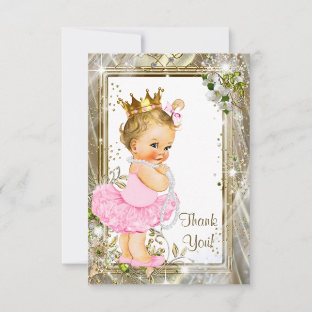 Princesse Tutu Baby shower Merci (Devant)
