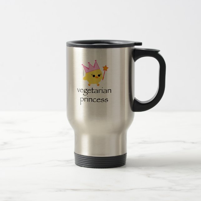 Princesse végétarienne Travel Mug (Droit)