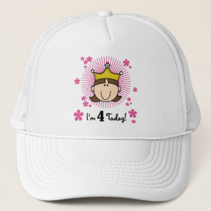 Princesss 4. Geburtstagsgeschenke und Geschenke Truckerkappe