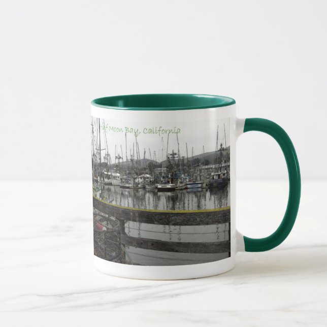 Princeton-Hafen Half Moon Bay, Ca Tasse (Rechts)