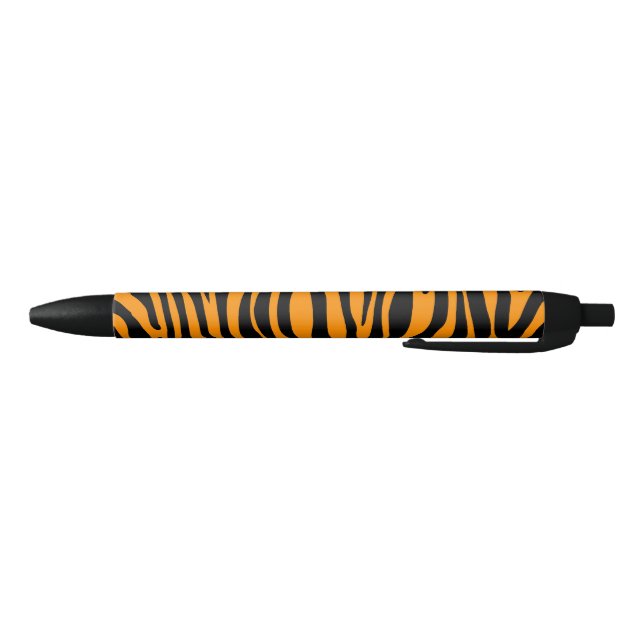 Princeton Orange Zebra Print Kugelschreiber (Unterseite)