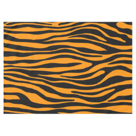 Princeton Orange Zebra Print Tischdecke