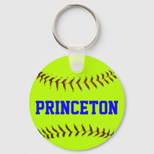 Princetonsoftball-Schlüsselanhänger Schlüsselanhänger