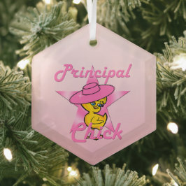 Principal Chick #8 Ornament Aus Glas