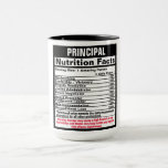 Principal Funny Gift Tasse<br><div class="desc">Passen Sie diese lustigen Ernährungsfakten an,  um ein Geschenk zu machen,  das sie schätzen werden.  Ideal für jeden Beruf oder jede Spezialität. AZEZ - A to Z,  EZ Geschenke!  Entwürfe von Amelia Carrie zazzle.com/AZEZxom</div>