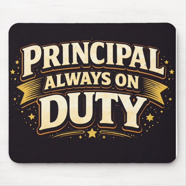 Principal: Nothing Is Simple | Funny Admin Gift Mousepad (Vorne)